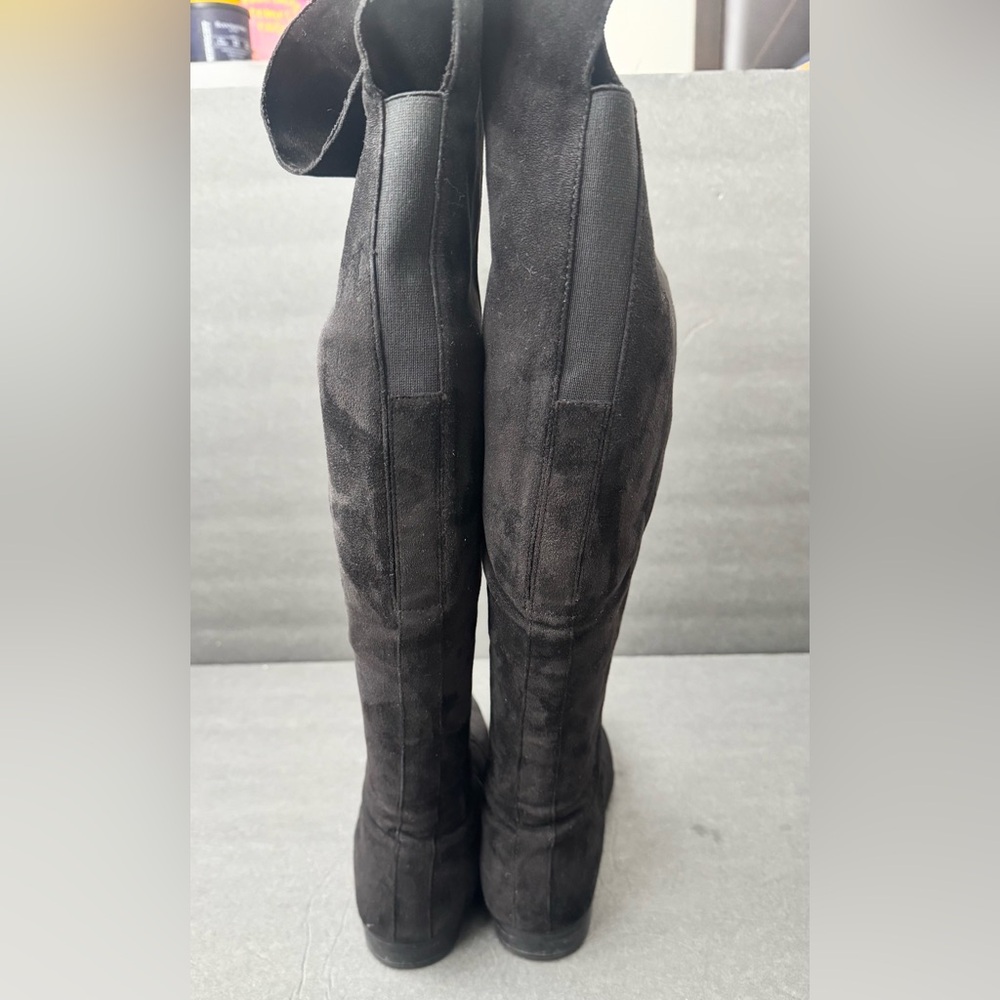 Black Micro Suede IMPO Over the Knee Boot- Size 7 - Picture 7 of 12